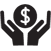 Icon: Hand with money