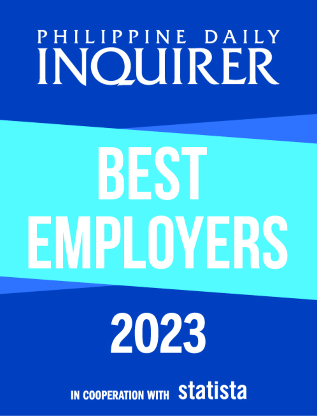 Philippine daily inquirer - Best Employers 2023 in cooperation with statista