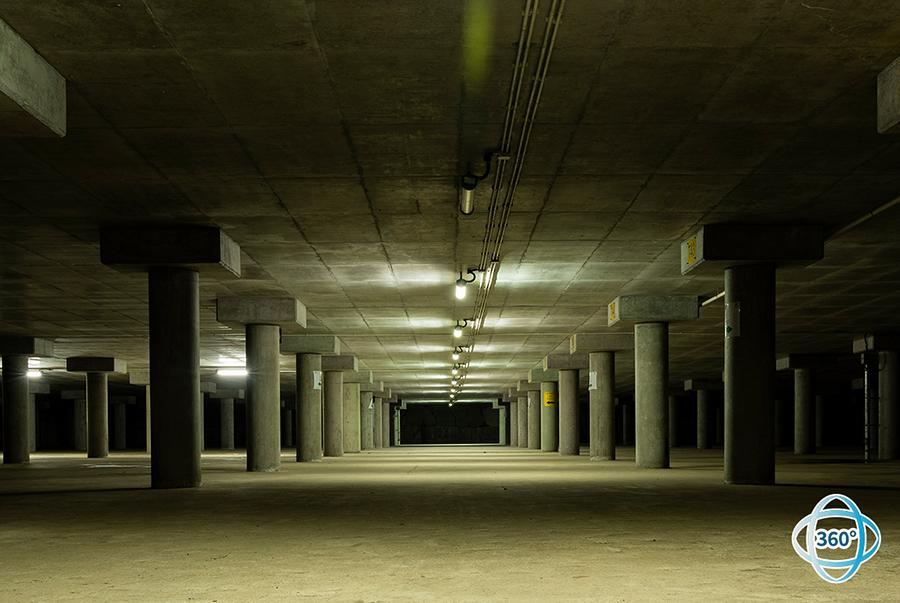 Photo of Happy Valley, a Hong Kong underground stromwater storage scheme designed to mitigate urban flooding.