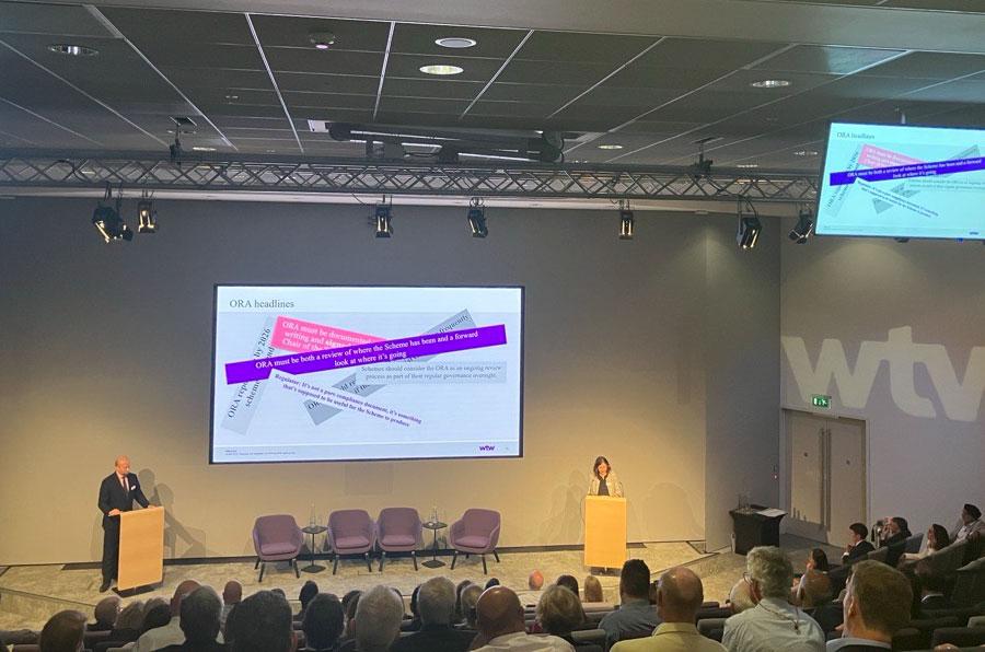 Jenny Gibbons and Mat Backus reported on the requirements for documenting a Scheme's Own Risk Assessment.