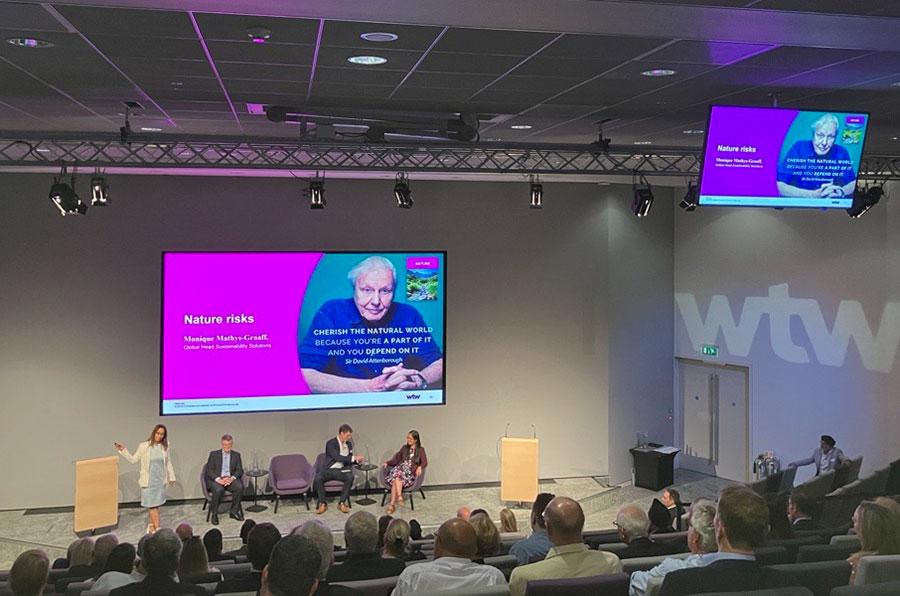 Four of our experts (Alasdair Macdonald, Monique Mathys-Graaf, Ben Johnson and Alison Fisher) competed in the Dragons' Den for your risk management time and effort.