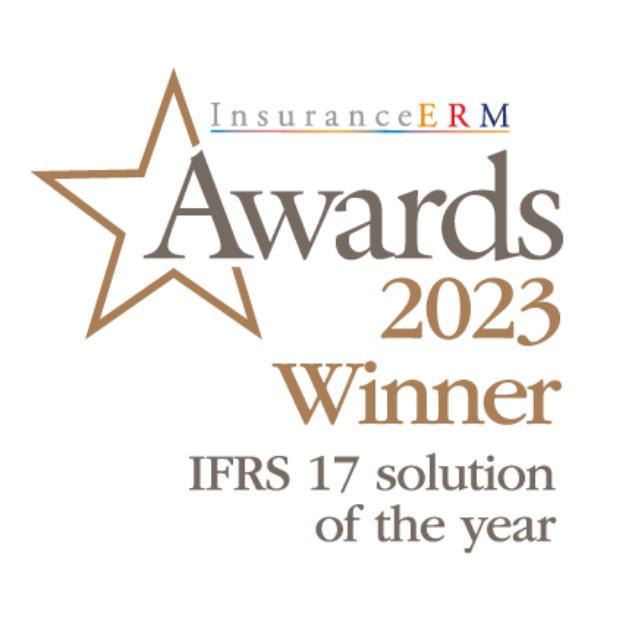InsuranceERM Awards 2023 Winner IFRS 17 solution of the year logo