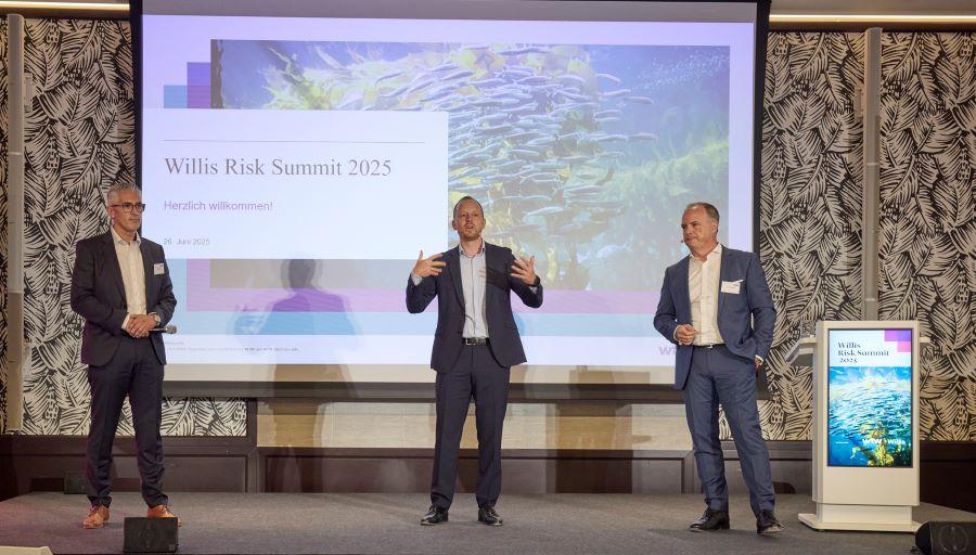 The Willis leadership team from Germany and Austria opening the 2025 Willis Risk Summit conference