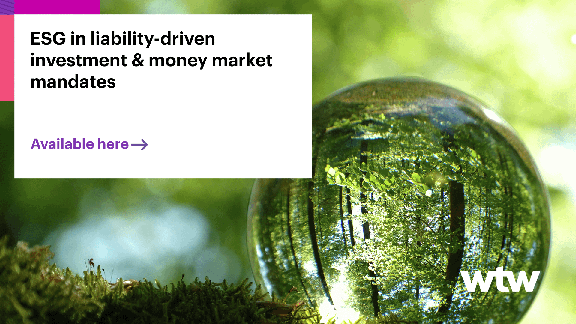 ESG in liability-driven investment and money market mandates - WTW