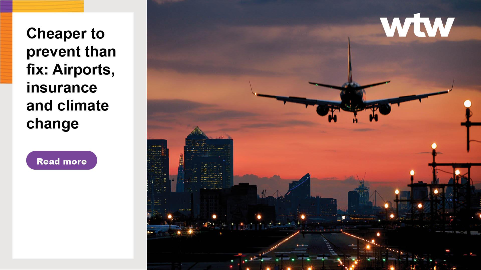 Airports, insurance and climate change WTW