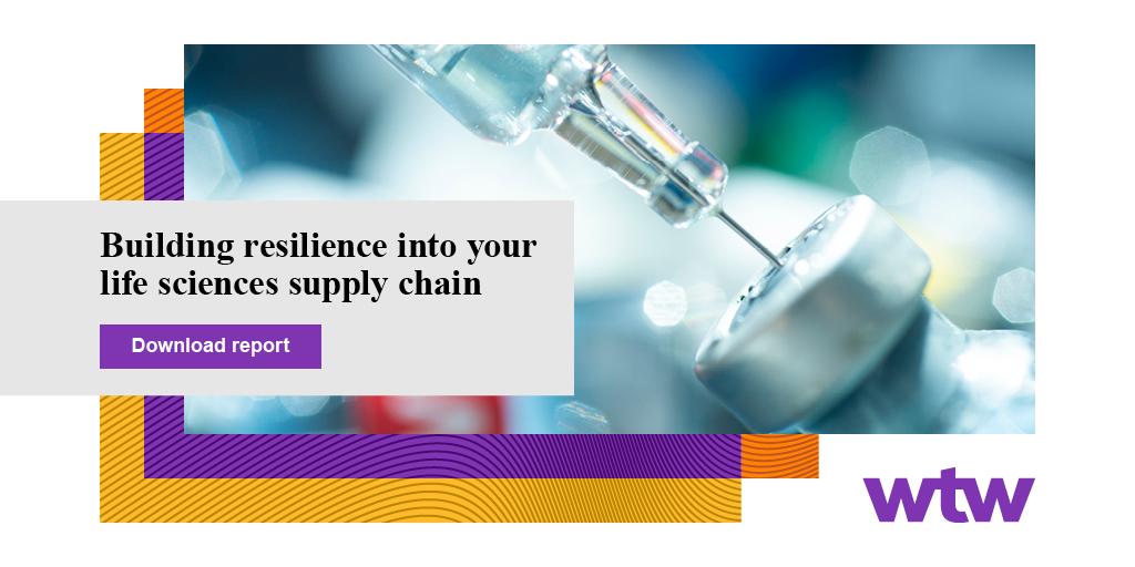 Building resilience into your life sciences supply chain WTW
