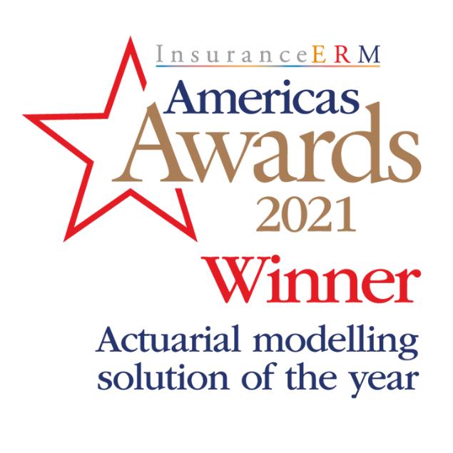 InsuranceERM America Awards 2021 Winner Actuarial modelling solution of the year logo