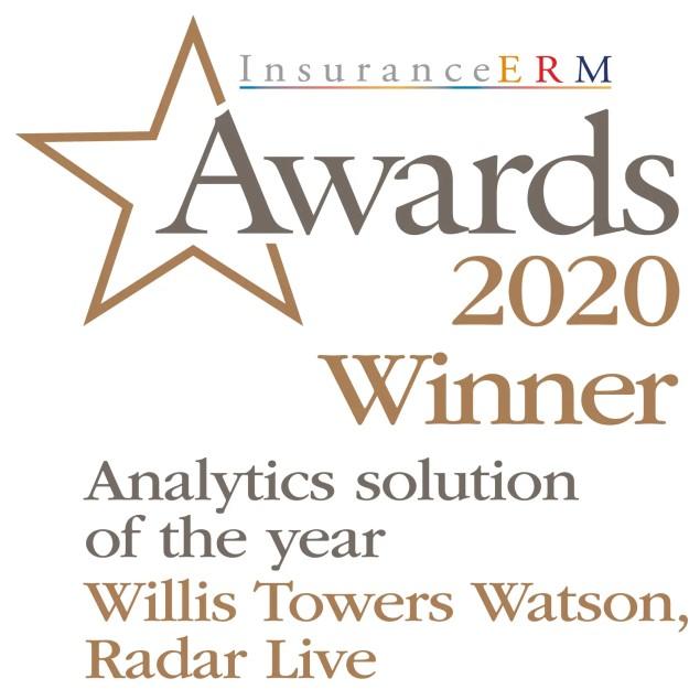 Radar live awards 2020 winners logo