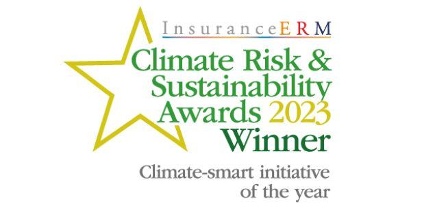 WTW award win for the InsuranceERM Awards 2023 Winner in the Climate-smart initiative of the year category