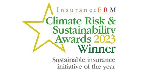 WTW award win for the InsuranceERM Awards 2023 Winner in the Sustainable insurance initiative of the year category