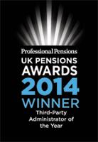 Professional Pensions -  UK Pensions Awards 2014 Winner. Third-Party Administrator of the Year