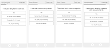 Esempio del template del onboarding ed exit survey